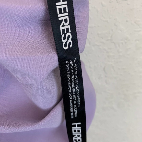 NWT Heiress Beverly Hills Lilac/Lavender Corset Dress - Picture 5 of 8